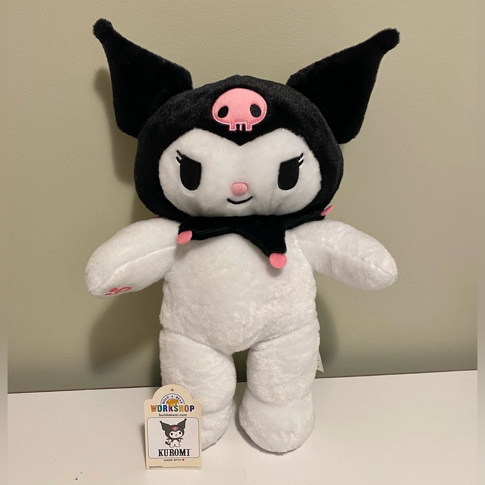Kuromi Build-A-Bear w/ Strawberry Scented Disc